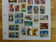 Delcampe - USA Mid Period To Modern, Air Mail, Christmas Stamps, Etc On Pages. - Collections