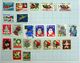 Delcampe - USA Mid Period To Modern, Air Mail, Christmas Stamps, Etc On Pages. - Collections