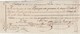 Lettre De Change 1782 / Première 6000 Livres Tournois / Courtray ( Belgique ?) - 1774-1791 Louis XVI