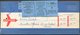 SWISSAIR Airline 1970 Air Passenger Ticket Flugticket Billet D'avion WATCHES Adv Brussels AIRPORT TAX Fee Revenue Fiscal - Europe