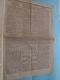 LE GLOBE - 4e Année, N° 318 ( Edit. Du Soir / Gazette )  : Lundi 13 Novembre 1844 - BRUXELLES ( Aug. Jeunesse ) ! - Oud