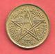 1 Franc , MAROC CHERIFIEN  , Alu-Bronze , 1945 , N° KM # 41 - Andere & Zonder Classificatie