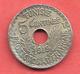 5 Centimes , TUNISIE , Nickel- Bronze , 1919 , N° KM # 242 - Andere & Zonder Classificatie
