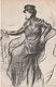 Delcampe - Série De 5 Cartes Postales Anciennes Illustrées Par Casas - Série Chauffeuses - Vers 1900 - Casas