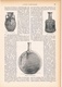 102 Römische Glasgefäße Flaschen Krug Urne 1 Artikel 15 Bildern Von 1894 !! - Altri & Non Classificati