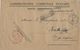 318/28 - LIEGE 14/18 - Enveloppe En Franchise Administration Communale OUGREE 1918 Vers SOMBREFFE - Censure LUTTICH - OC1/25 Gouvernement Général