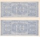 GREECE 2 X 10,000,000,000 Drachmai (ERROR SAME SERIAL NUMBERS) EXF P-134 "free Shipping Via Registered Air Mail" - Griekenland