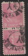 1938 US, 9c Stamp, Used Pair, William Henry Harrison, Sc 814 - Gebraucht