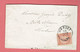 Lettre 112x70 - Vierset Sur 57 - Oblitération Vierset - Verso Huy-Nord Le 13-Juin-1895 - - 1893-1900 Fine Barbe