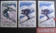 DF50500/37 - 1962 - CHAMONIX - N°1326 ☉ + N°1326a ☉ VARIETE ➤➤➤ SKI COURT + N°1327 ☉ - Cote : 5,80 € - Usati