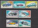 1990 Mongolia Automobiles Ford Honda Mercedes Complete Set Of 7 + Souvenir Sheet MNH - Mongolie