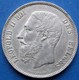 BELGIUM - Silver 5 Francs 1873 KM# 24 Leopold II (1865-1909) - Edelweiss Coins - 5 Francs