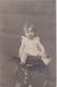 CROATIA,  ZAGREB   ~  GIRL , BABY  ~   ORIGINAL PHOTO   ~  PHOTOGRAPH  A. BRAUNER  ~  1910  ~   PC FORMAT - Anonyme Personen