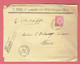 Lettre Quittance-annexe - Oblit Huy-Centre Le 2-Mars-1904 Et Burdinne Vers Héron Sur 58X2 Et 56 - 1893-1900 Fine Barbe