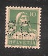 Perfin/perforé/lochung Switzerland No YT161 1921-1942 William Tell S.C.  Schweizer & Co - Gezähnt (perforiert)