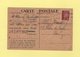 Carte Postale Commande De Combustible - Paris - 17 Octobre 1942 - Type Petain - 1921-1960: Période Moderne