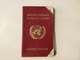 PASSPORT REISEPASS  PASSEPORT UNITED NATIONS LAISSEZ-PASSER VISA TO:IRAN,INDIA,AFGHANISTAN,LEBANON,TURKEY,THAILAND,BURMA - Historische Dokumente