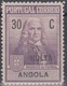 Angola Zwangszuschlagsportomarken 1925 Pombal ZP1 30 C Ungebraucht - Angola