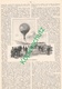 A102 229 Luftschiff Fesselballon Im Kriege 1 Artikel Mit 7 Bildern Von 1892 !! - Militär & Polizei