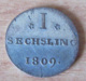 Allemagne / Hambourg (Hamburg) - Monnaie 1 Sechsling 1809 En Billon - TTB - 192 000 Exemplaires - Petites Monnaies & Autres Subdivisions