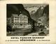 GOTTHARD Hotel Pension Bahnhof Carton Publicitaire (pas Carte Postale ) - Other & Unclassified