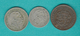 Luxembourg - Adolphe - 1901 - 2½, 5 & 10 Centimes (KMs 21, 24 & 25) - Luxembourg