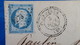 Lettre De Haudricourt 1858 Postée A Feuquieres Oise Pour Luneville  PC 1273 - 1849-1876: Classic Period