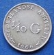 NETHERLANDS ANTILLES - Silver 1/10 Gulden 1966 Fish & Star KM#3  Edelweiss Coins - Netherlands Antilles