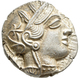 Griechische Münzen: Athen: AR Tetradrachme, Nach 449 V. C., Av: Athenakopf Rechts Mit Attischem Helm - Griechische Münzen