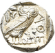 Griechische Münzen: Athen: AR Tetradrachme, Nach 449 V. C., Av: Athenakopf Rechts Mit Attischem Helm - Griechische Münzen