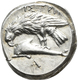 Griechische Münzen: Istros: AR-Drachme, 4. Jhd. V. Chr., Av: 2 Jünglingsköpfe, Rv: Adler Mit Delphin - Grecques