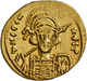 Constaninus IV. (668 - 685): Constantinus IV. 668-685:Gold-Solidus, Constantinopel, 4,40 G, Sommer 1 - Byzantium
