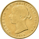 Australien: Victoria 1837-1901: ½ Sovereign 1965 (Sydney Mint), Gold, 3,89 G, Seltener Jahrgang, Fri - Andere & Zonder Classificatie