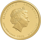 Australien - Anlagegold: Elizabeth II. 1952-,: 3-Münzen-Set 2010 Year Of The Tiger (Lunar II.): 100 - Sonstige & Ohne Zuordnung