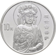 China - Volksrepublik: 10 Yuan 1999 Göttin Der Barmherzigkeit Kuan Jin (Guanyin) Mit Fächer. KM# 124 - Chine