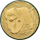 China - Volksrepublik - Anlagegold: Panda Diamond Set: 4-Münzen Set Goldpanda 2002: 1/10 OZ + 1/4 OZ - China