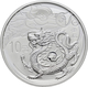 China - Volksrepublik: Set 2 Münzen 2012, Jahr Des Drachen: 2 X 10 Yuan 1 OZ 999/1000 Silber. 1x Aus - China