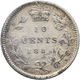 Kanada: Victoria 1837-1901: 10 Cents 1884. Seltenste Jahrgang Dieses Types. KM# 3. Auflage Nur 150.0 - Canada