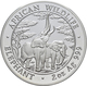 Delcampe - Sambia: Set 4 Münzen 2003, African Wildlife Elephant: 2 OZ (10.000 Kwacha, KM# 188), 1 OZ (5.000 Kwa - Zambie