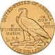 Vereinigte Staaten Von Amerika - Anlagegold: 5 Dollars 1911, Philadelphia, Indian Head, Gold 900/100 - Autres & Non Classés