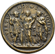 Frankreich: Ludwig XIV. 1643-1715: Bronzegussmedaille O. J. (1675), Modell Von Alberto Hamerani, Auf - Autres & Non Classés