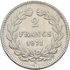 Frankreich: 3. Republik 1870-1940: Lot 2 Stück; 5 Francs Und 2 Francs 1871, Beide Mzz. K (Bordeaux), - Autres & Non Classés