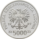 Polen: 5.000 Zlotych 1989, Wladyslaw II. Jagiello, KM# Y 198. Ohne Probeaufdruck - Selten, Auflage N - Polen