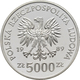 Polen: 5.000 Zlotych 1989, Wladyslaw II. Jagiello, KM# Y 198. Ohne Probeaufdruck - Selten, Auflage N - Pologne