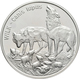 Polen: 20 Zlotych 1999, Wolf / Wilk / Canis Lupus, KM# Y 382. Polierte Platte. - Polen