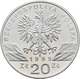 Polen: 20 Zlotych 1999, Wolf / Wilk / Canis Lupus, KM# Y 382. Polierte Platte. - Polen