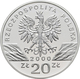 Polen: 20 Zlotych 2000, Wiederkopf / Dudek / Upupa Epops, KM# Y 387. Polierte Platte. - Pologne