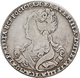 Russland: Katharina I. 1725-1727: 1/2 Rubel (Poltina) 1726, 13,04 G, Bitkin 64, Diakov 12, Schön-seh - Rusland