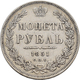 Russland: Nikolaus I. 1825-1855: Rubel 1851, St. Petersburg, Davenport 283, 20,47 G, Sehr Schön. - Rusland