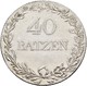 Schweiz: Luzern: 40 Batzen 1816 (Neutaler), HMZ 2-669a, 29,35 G, Auflage: 3.178 Exemplare, Kl. Kratz - Autres & Non Classés